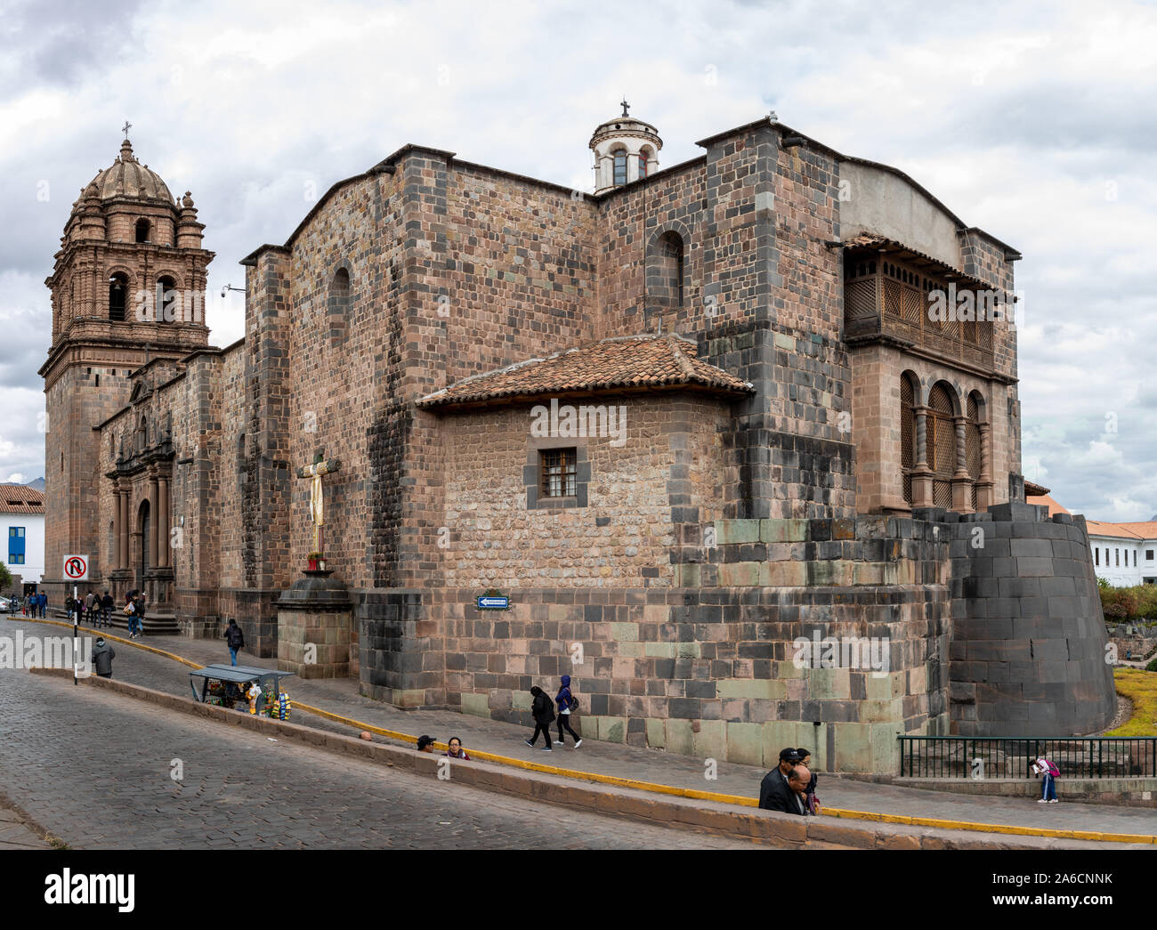 Die coricancha Tempel im Zentrum von Cusco Peru Stockfoto