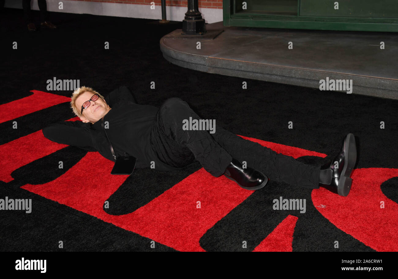 HOLLYWOOD, CA - 24. Oktober: Billy Idol die Premiere der von Netflix" Der Ire besucht' an TCL Chinese Theatre am 24. Oktober 2019 in Hollywood, Kalifornien. Stockfoto