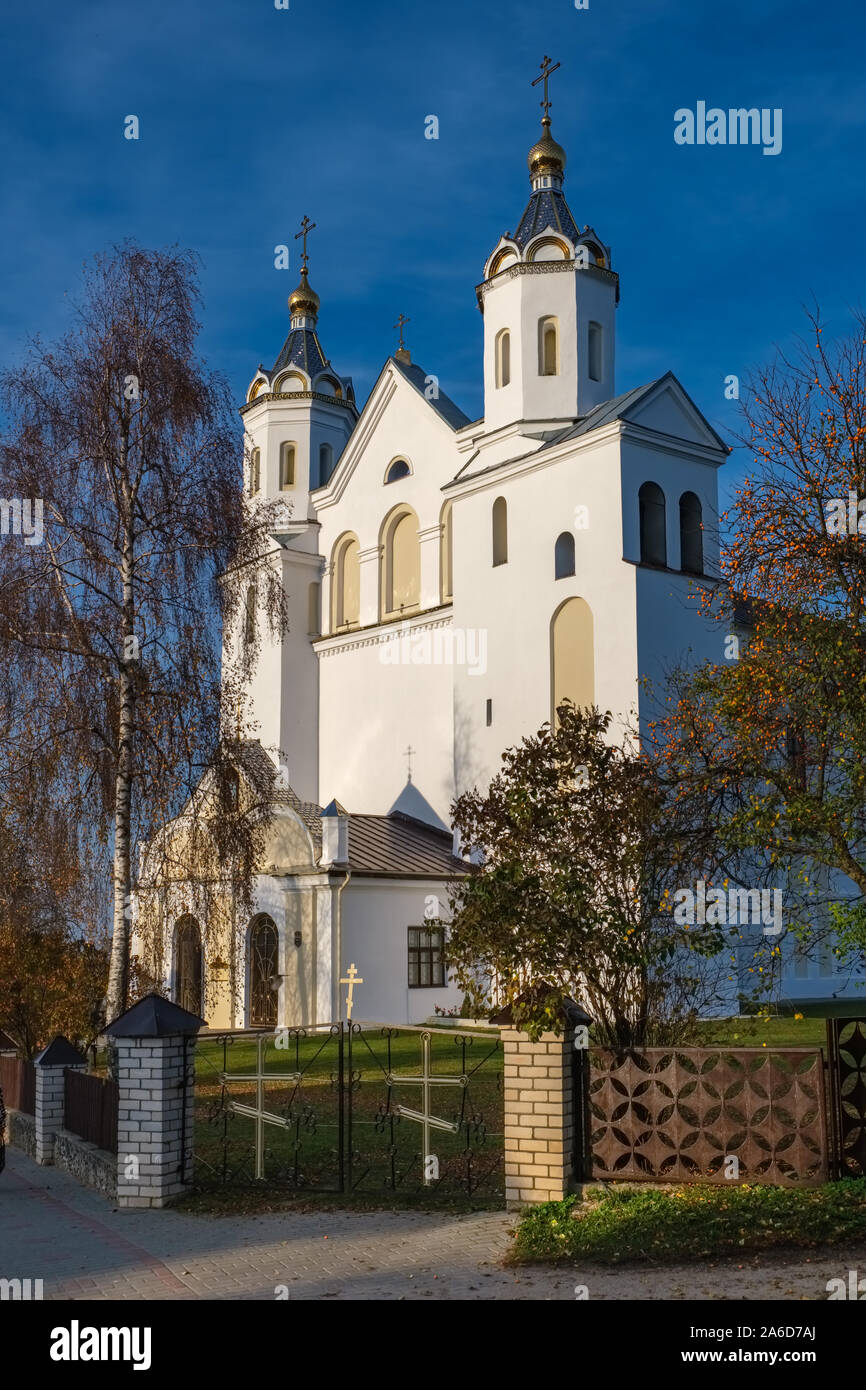 Die Kathedrale der Heiligen Märtyrer Boris und Gleb in Novogrudok, Gebiet Grodno, Weißrussland. Stockfoto