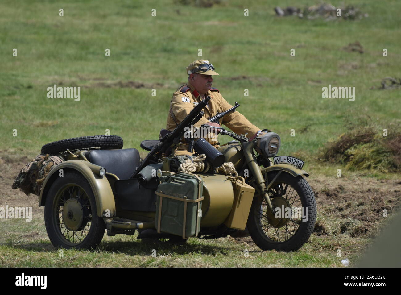 Auswahl von Bildern aus den Yorkshire Kriegszeiten Erfahrung 2019 Stockfoto