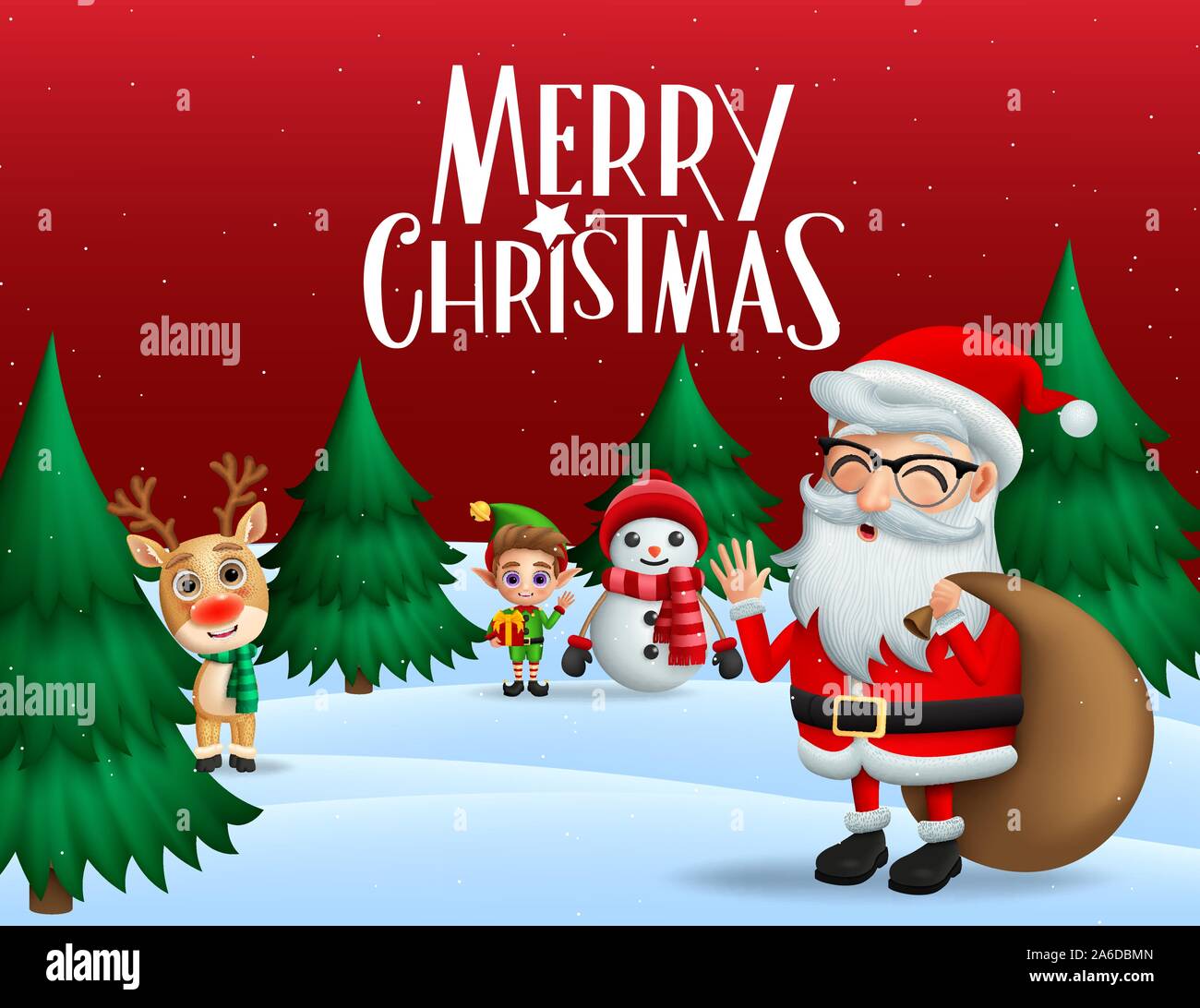 Weinflaschenabdeckungen Mit Weihnachtsmann, Rentier Und
