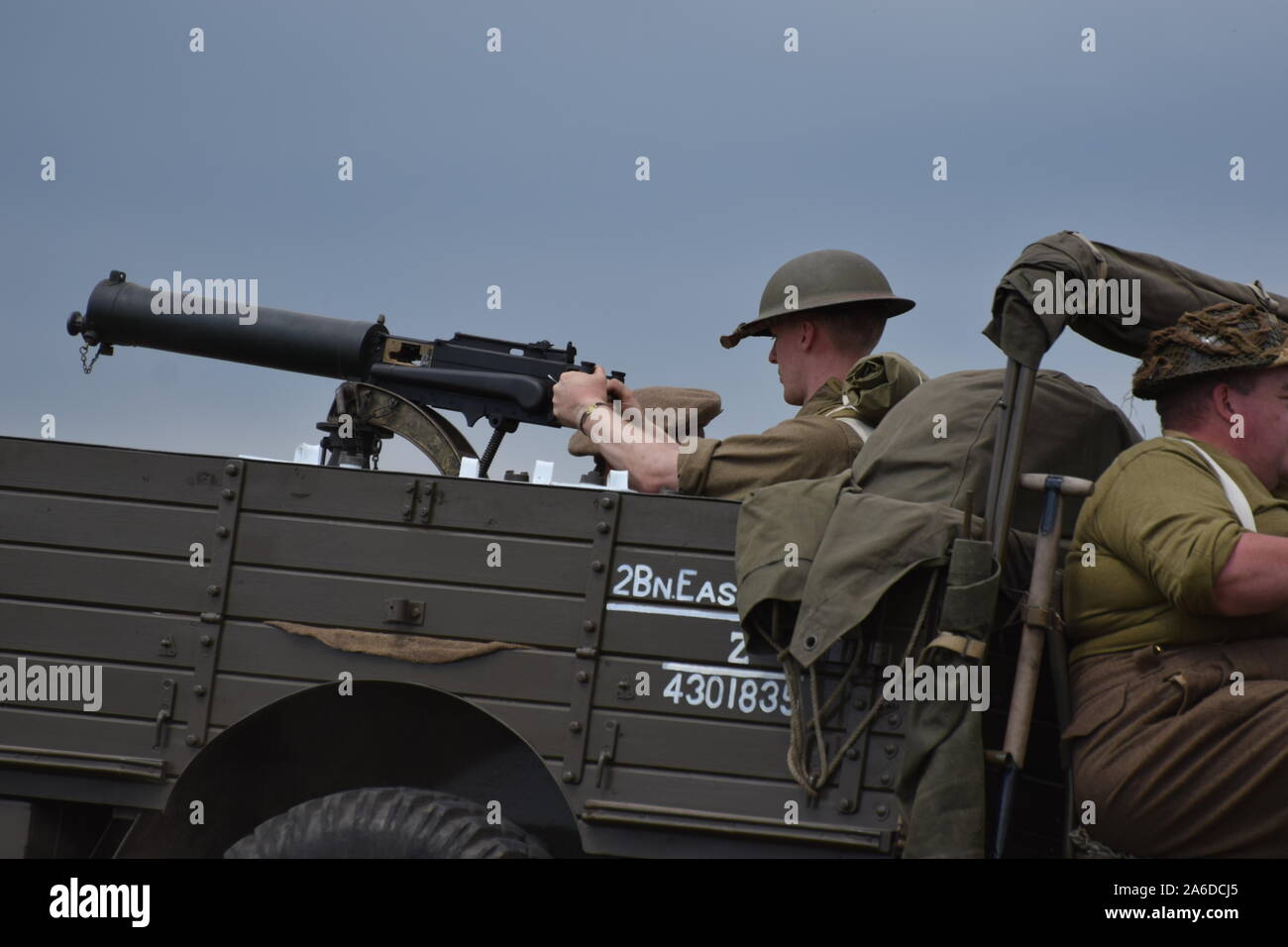 Auswahl von Bildern aus den Yorkshire Kriegszeiten Erfahrung 2019 Stockfoto