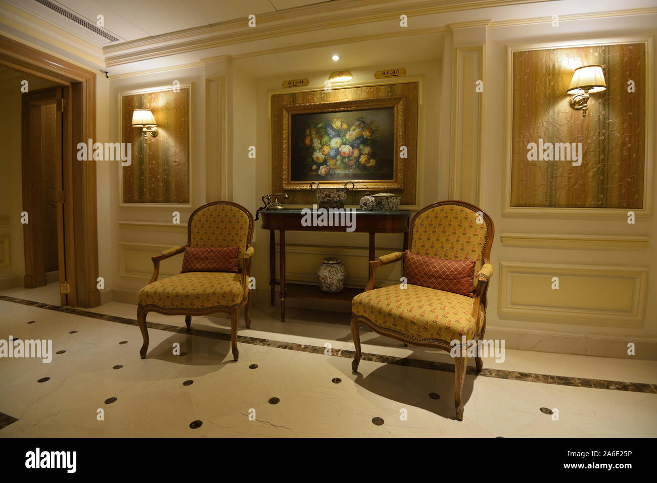 Klassisches Interieur Stockfoto