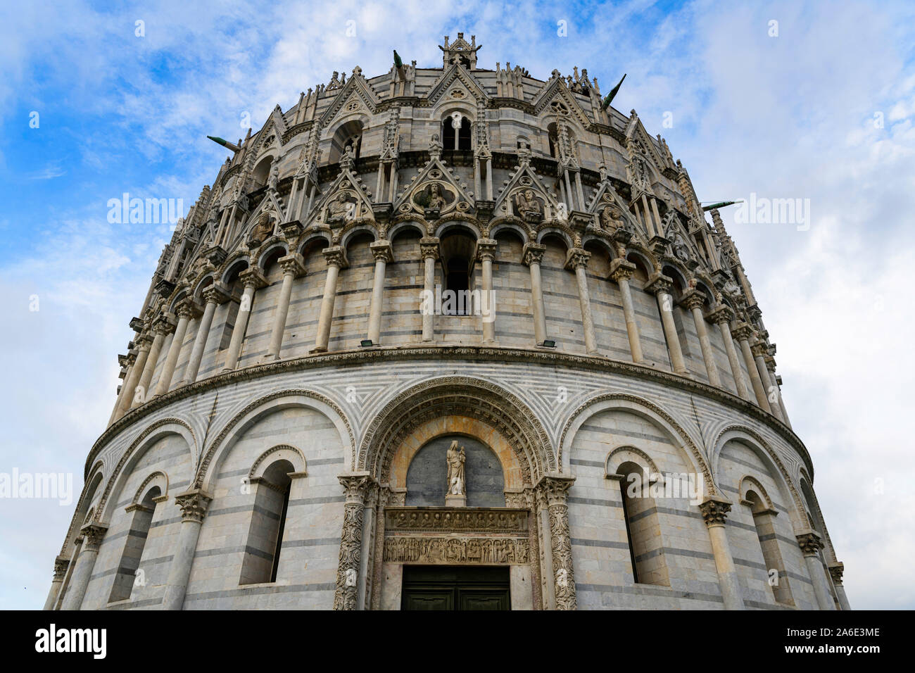 Die Pisa Baptisterium von St. John Pisa Toskana Italien Stockfoto