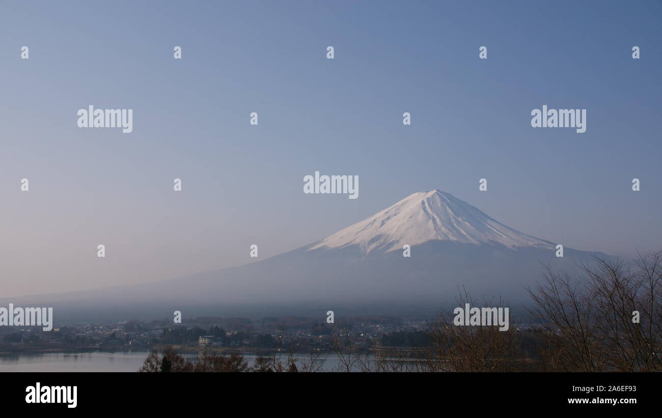 Blick auf den Fuji Stockfoto