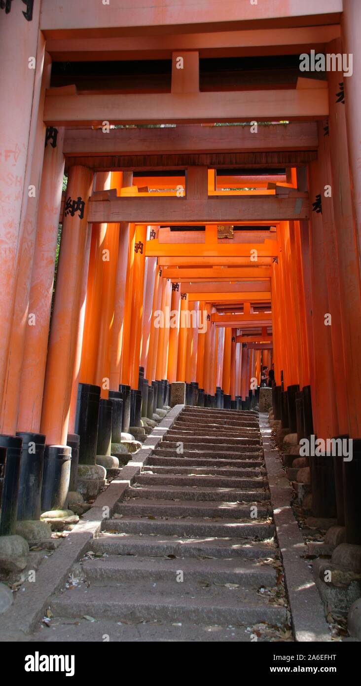 Fushimi Inari rote Torii Stockfoto