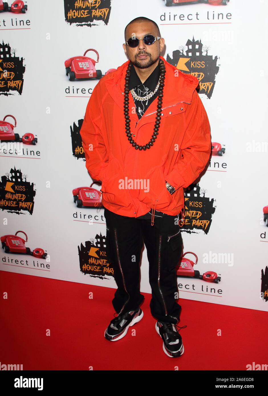 Sean Paul bei der KISS Haunted House Party in der SSE, Wembley Arena in London. Stockfoto