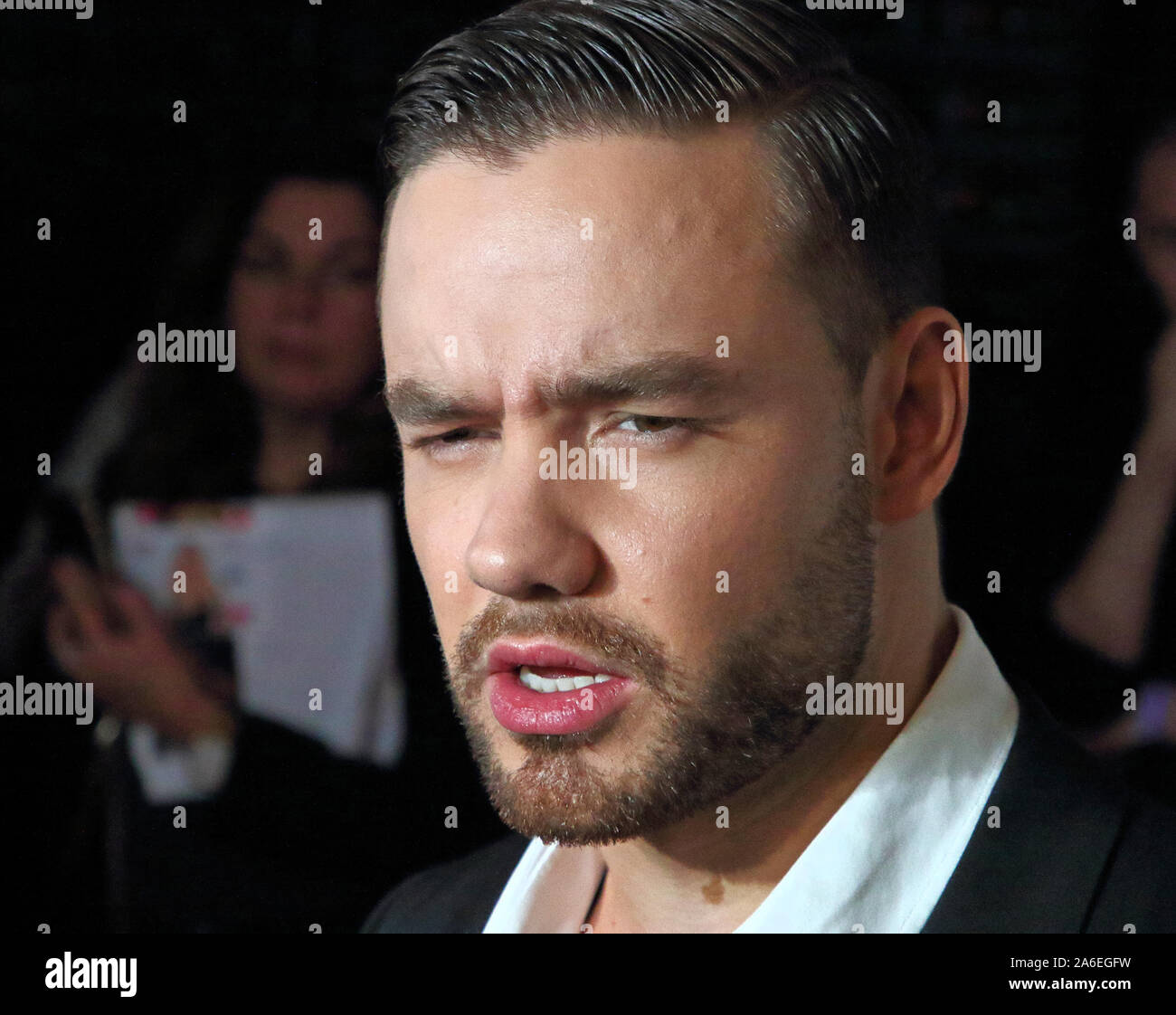 Liam Payne an der KISS Haunted House Party in der SSE, Wembley Arena in London. Stockfoto