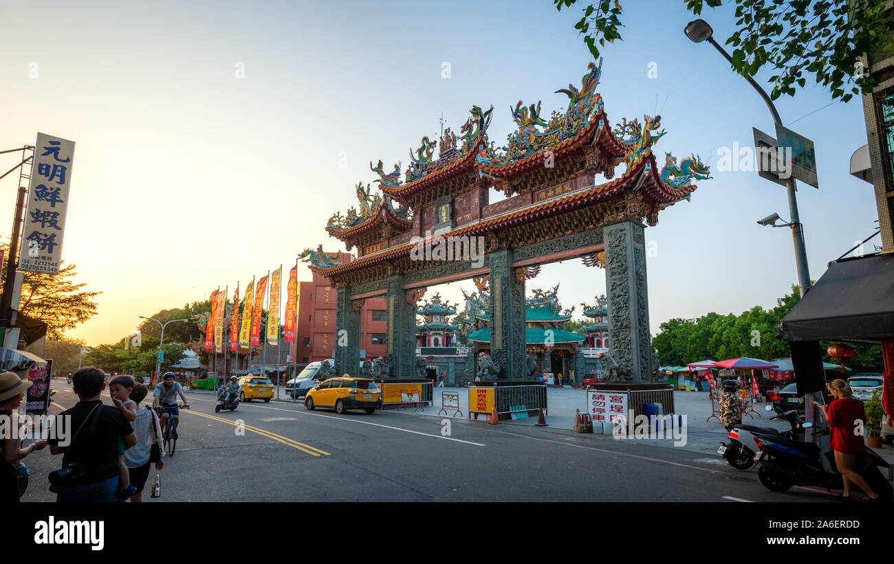 天后宮 Grand Mazu Tempel, Tainan, Taiwan Stockfoto