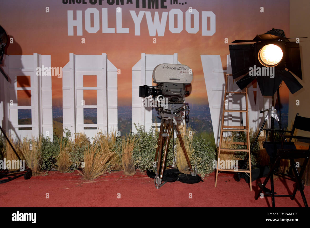 HOLLYWOOD, Kalifornien - 22. Juli: Gast die Sony Pictures'' Einmal besucht ... In Hollywood" Los Angeles Premiere am Juli 22, 2019 in Hollywood Stockfoto