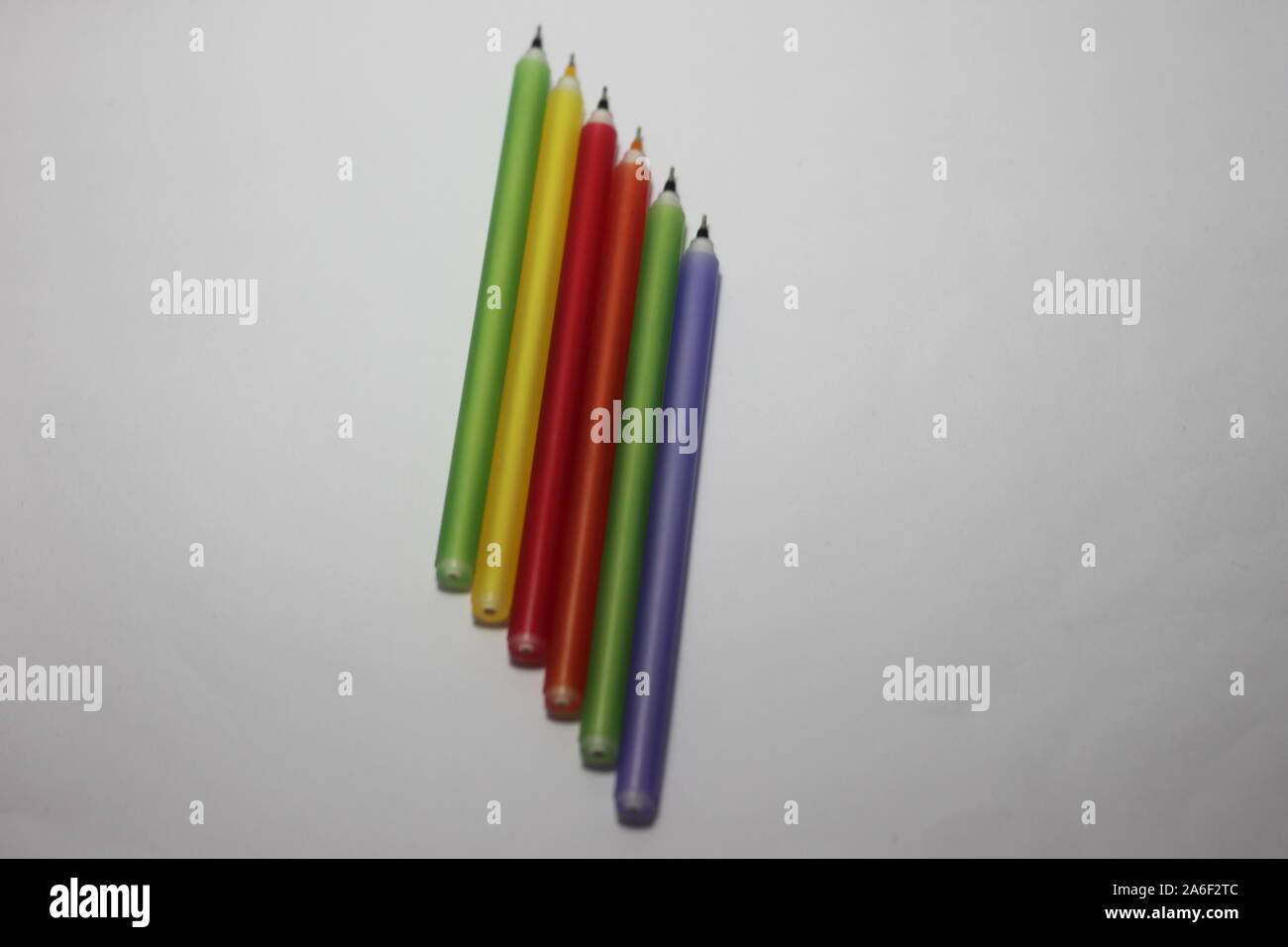 Gute Stifte in verschiedenen Farben Stockfoto