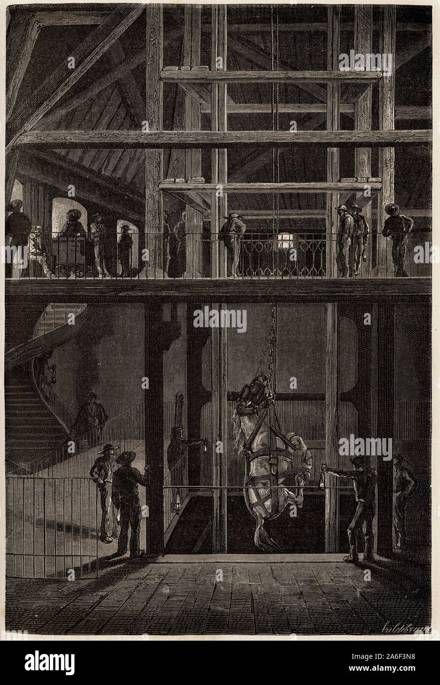 La descente d'un Cheval dans les Mines du Creusot, Nutzen dans les