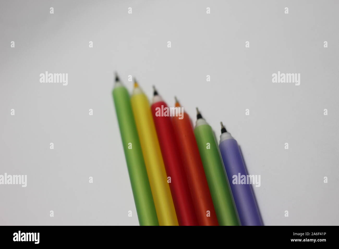Gute Stifte in verschiedenen Farben Stockfoto