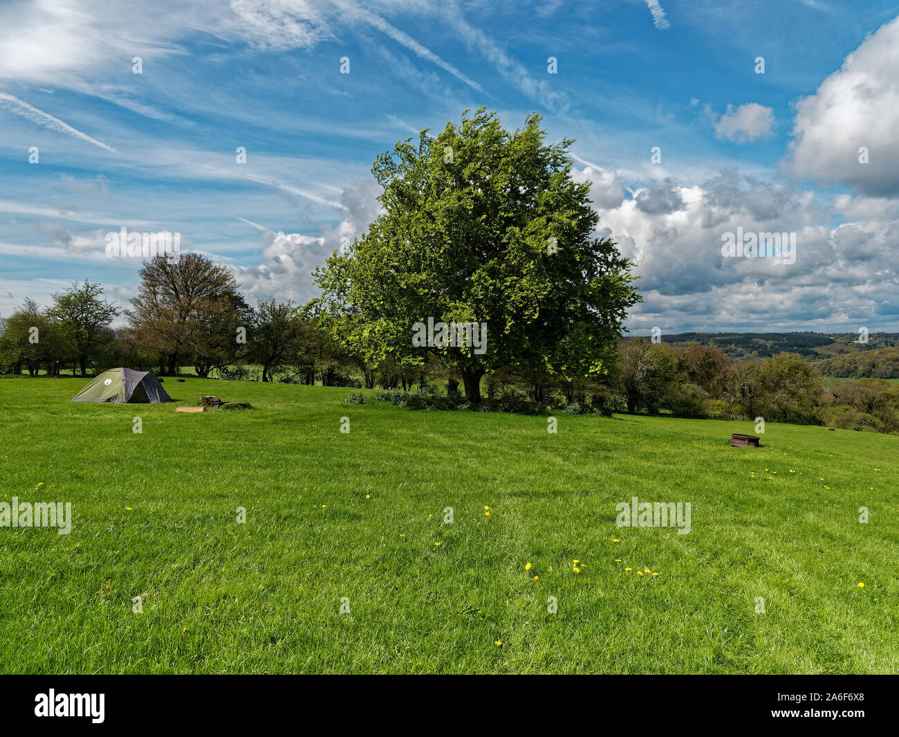 Wye Valley, Großbritannien Stockfoto