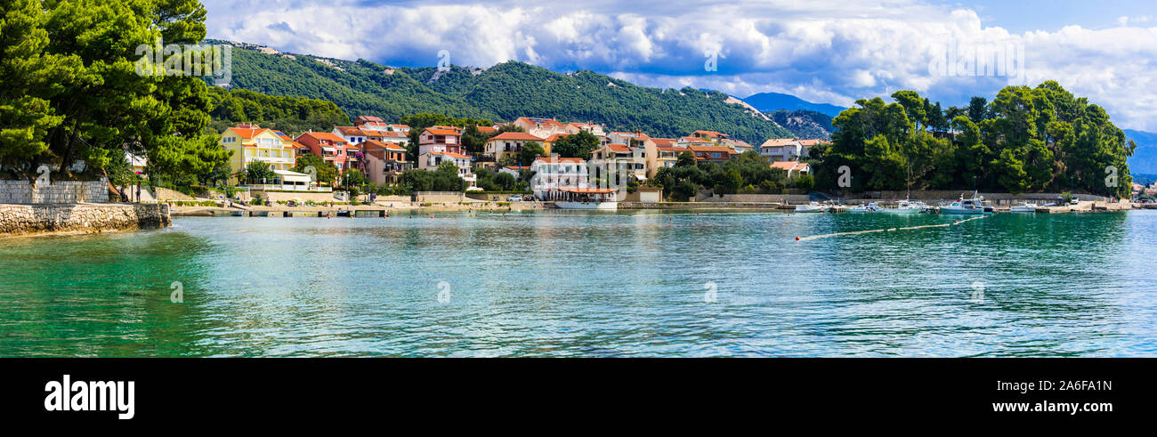 Städte und Sehenswürdigkeiten in Kroatien - Insel Rab Stockfoto