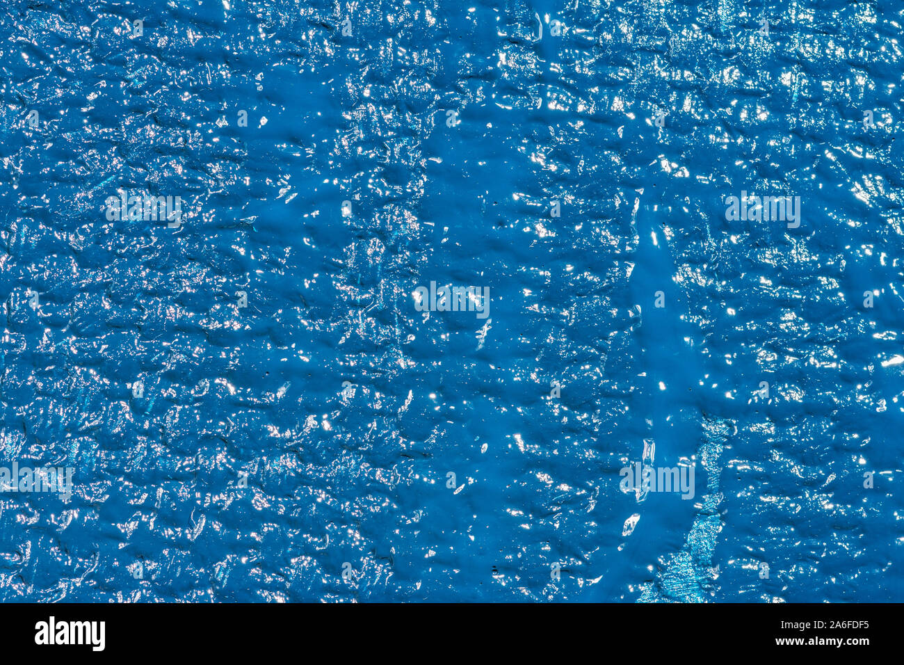 Blue Abstract background mit Acryl, lackiert strukturierte Vorlage Stockfoto