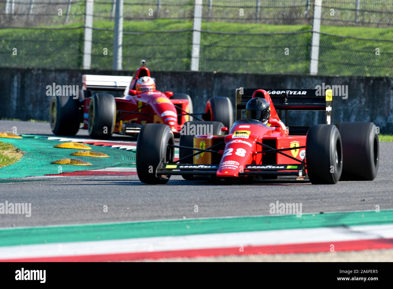 Scarperia E San Piero, Italien. 27 Okt, 2019. clientiduring F1 Ferrari Challenge Ferrari Challenge World Finals - Mugello 2019, Ferrari Challenge Cup in Scarperia e San Piero, Italien, 27. Oktober 2019 - LPS/Alessio Marini Credit: Alessio Marini/LPS/ZUMA Draht/Alamy leben Nachrichten Stockfoto