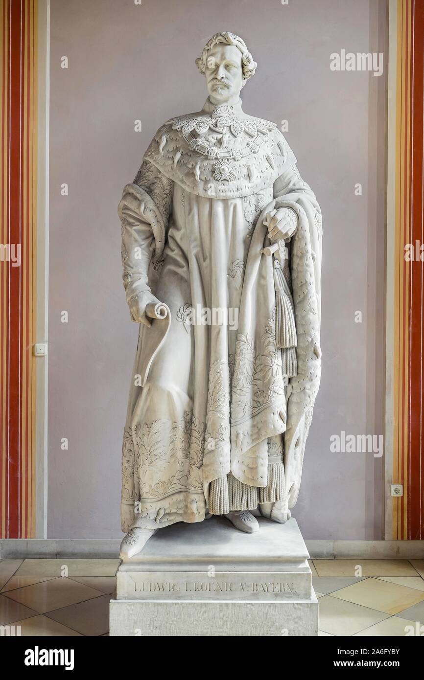 Ludwig I., König von Bayern, Staatsbibliothek, München, Oberbayern, Bayern, Deutschland Stockfoto