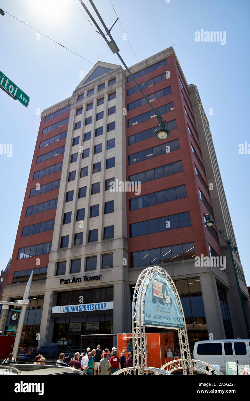 Pan Am Turm Indianapolis Indiana USA Stockfoto