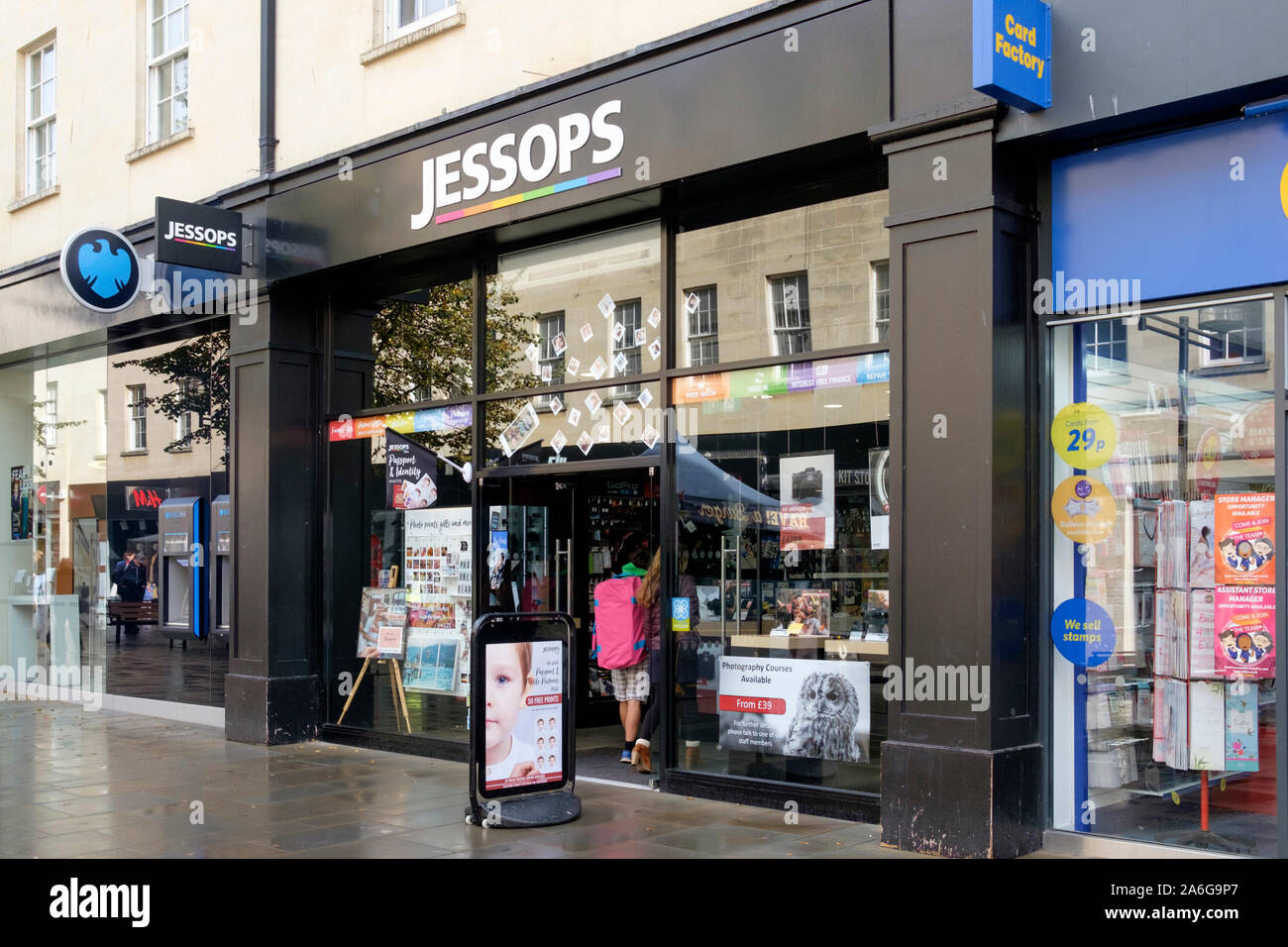 Jessops Shop im Stadtzentrum von Bath Stockfoto