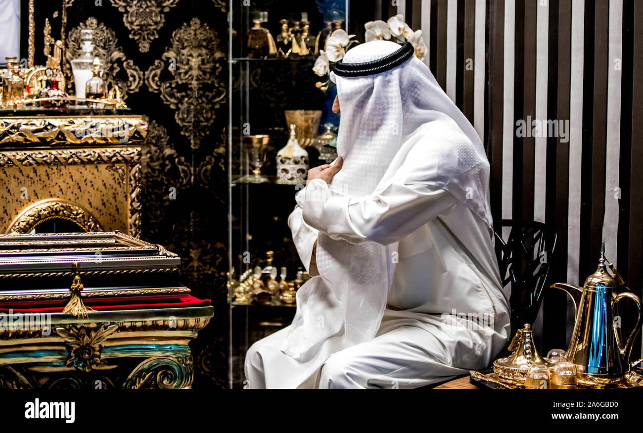 Traditionelle arabische Kleid Stockfoto