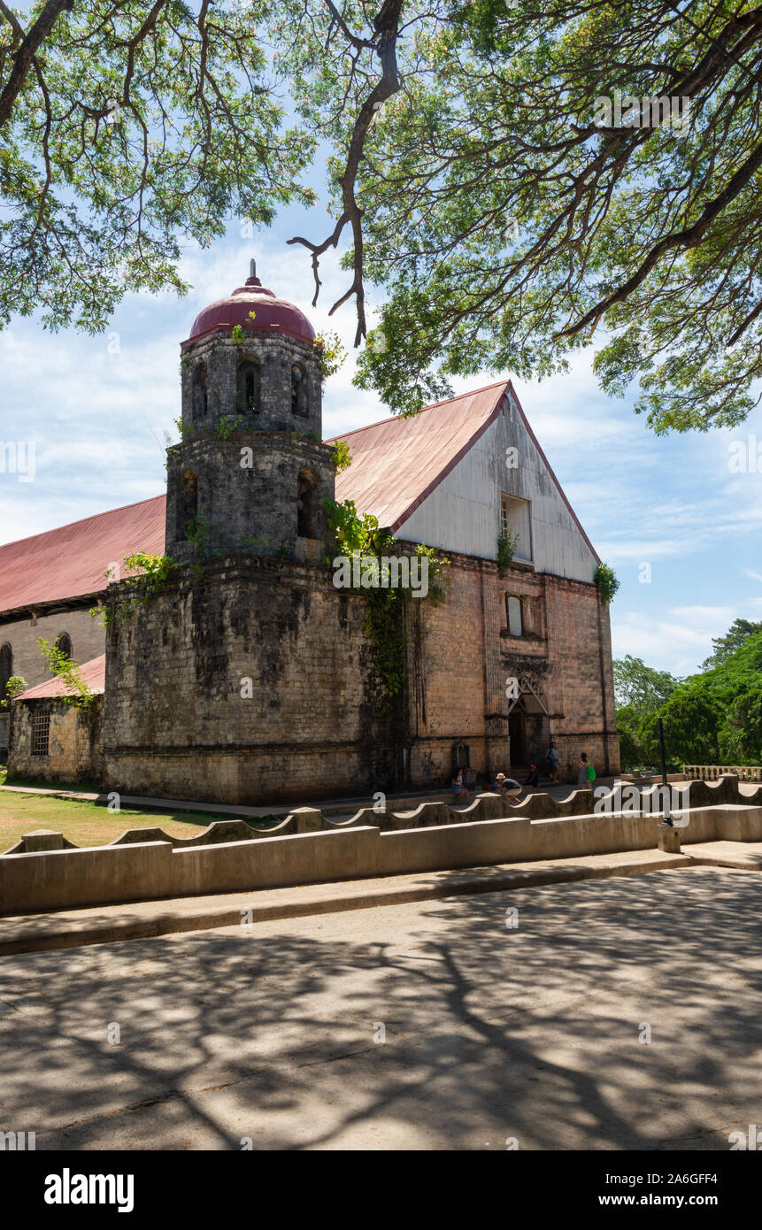 Lazi Church (San Isidro Labrador Parish Church), Lazi, Siquijor, Philippinen Stockfoto