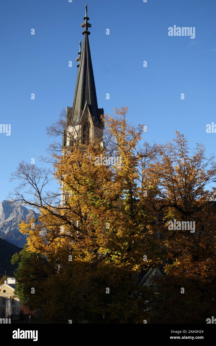 Stift Admont im Herbst. In der Steiermark. Österreich. Europa Stockfoto