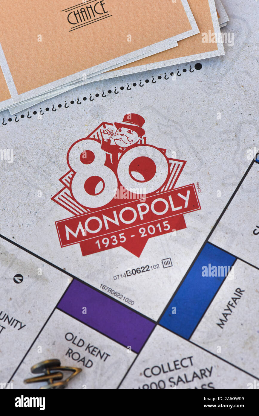 Ein Blick auf das Monopol, 80. Jahr Collectors Edition Stockfoto