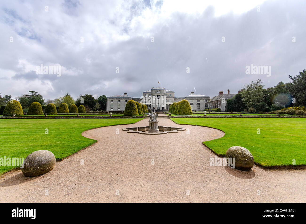 Der weltberühmte Shugborough Estate, Halle, lebendiges Museum, Gärten und Farm, Besoldungsgruppe 1 aufgeführten Staffordshire Gebäude Stockfoto