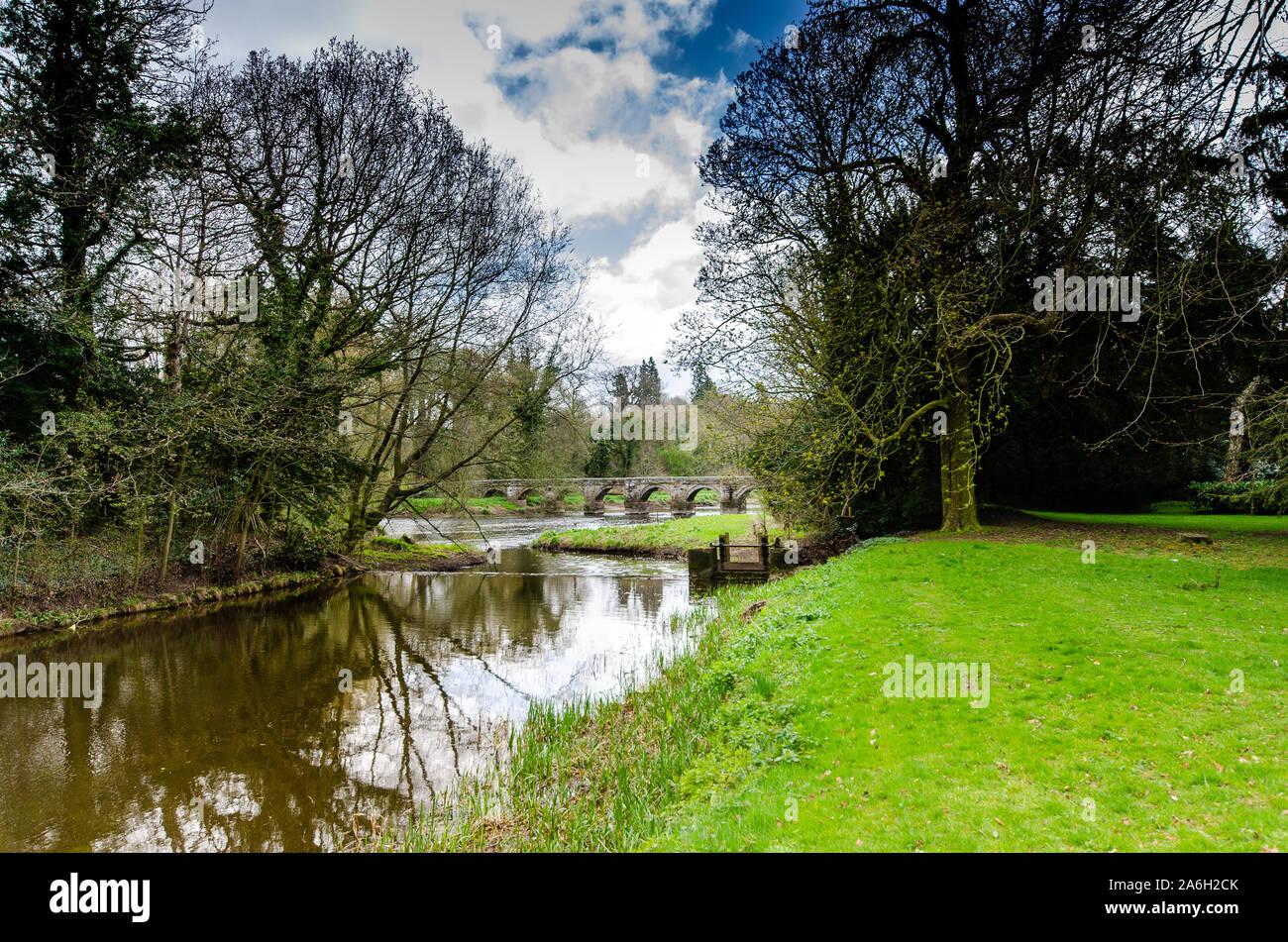 Der weltberühmte Shugborough Estate, Halle, lebendiges Museum, Gärten und Farm, Besoldungsgruppe 1 aufgeführten Staffordshire Gebäude Stockfoto