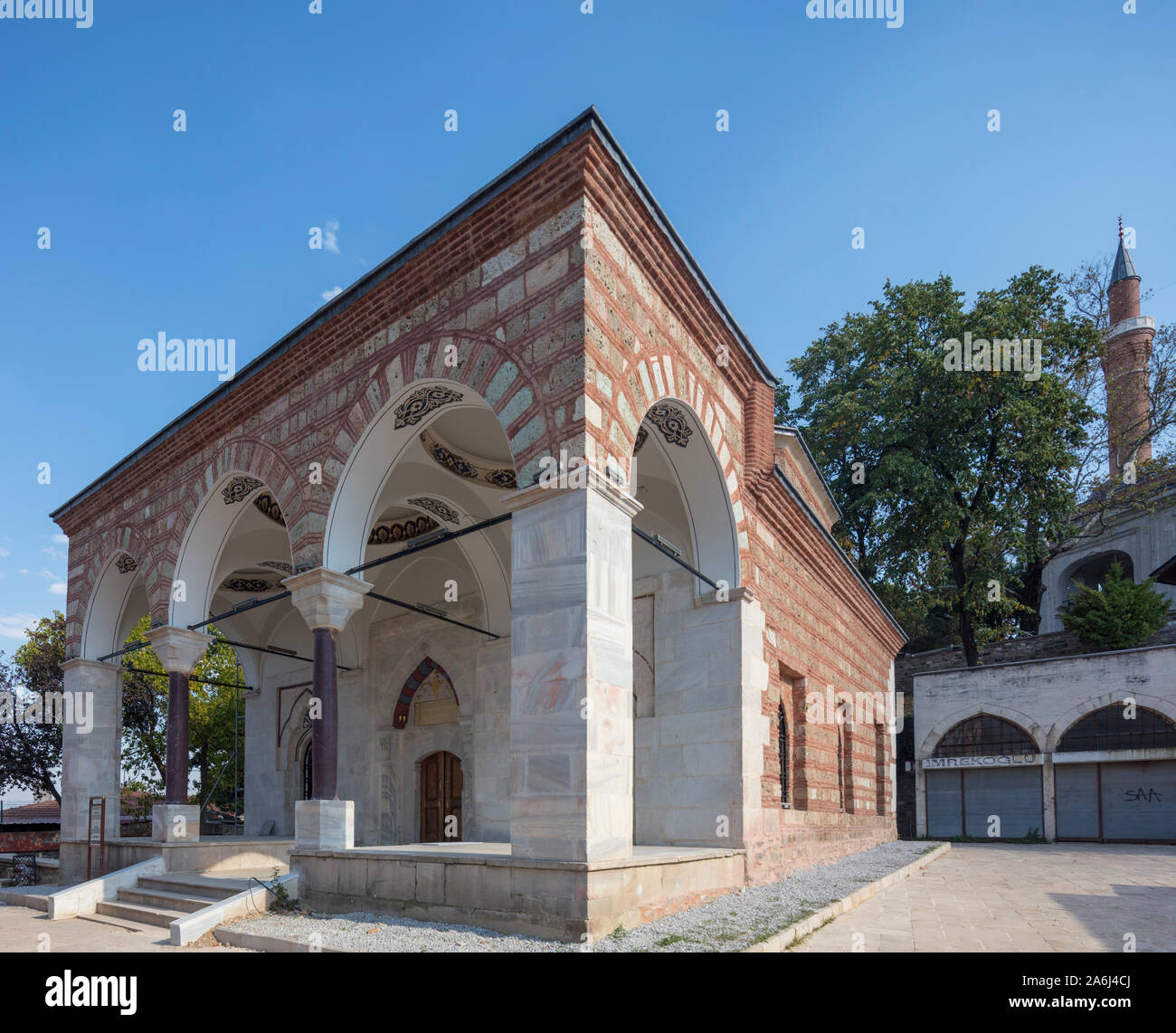 Das mausoleum von Bayezid I, Bursa, Türkei Stockfoto
