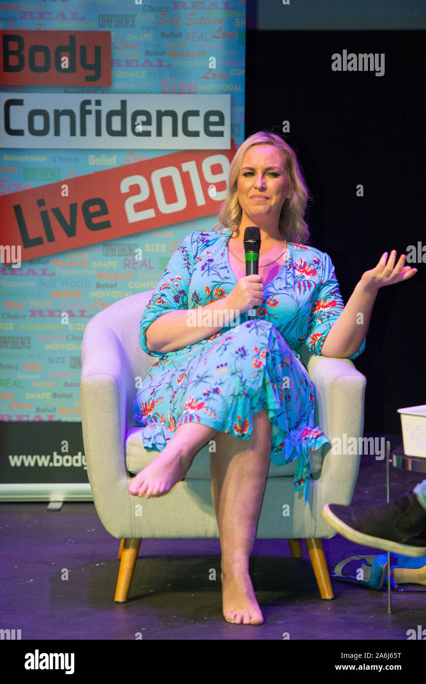 Glasgow, UK. 26. Oktober 2019. Im Bild: Josie Gibson, die auf Körper Vertrauen Live 2019 wurde in Glasgows Troon Theater. Credit: Colin D Fisher/CDFIMAGES.COM Stockfoto