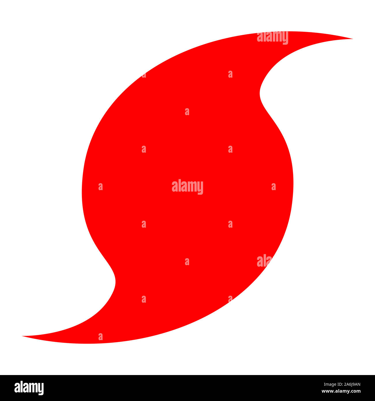 Red hurricane Symbol Stockfoto