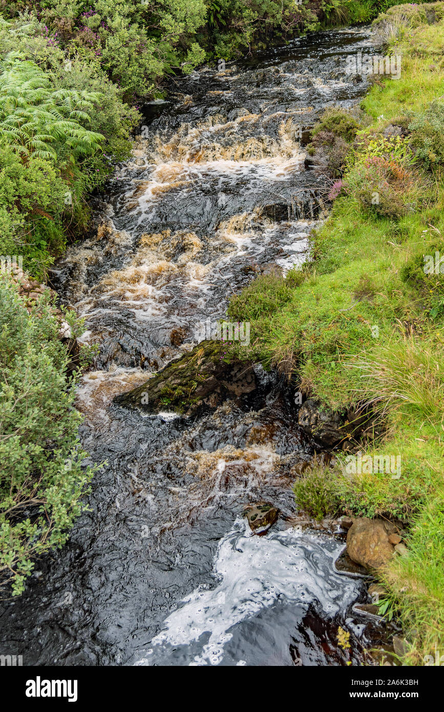 Elgol stream, Isle of Skye, Schottland Stockfoto