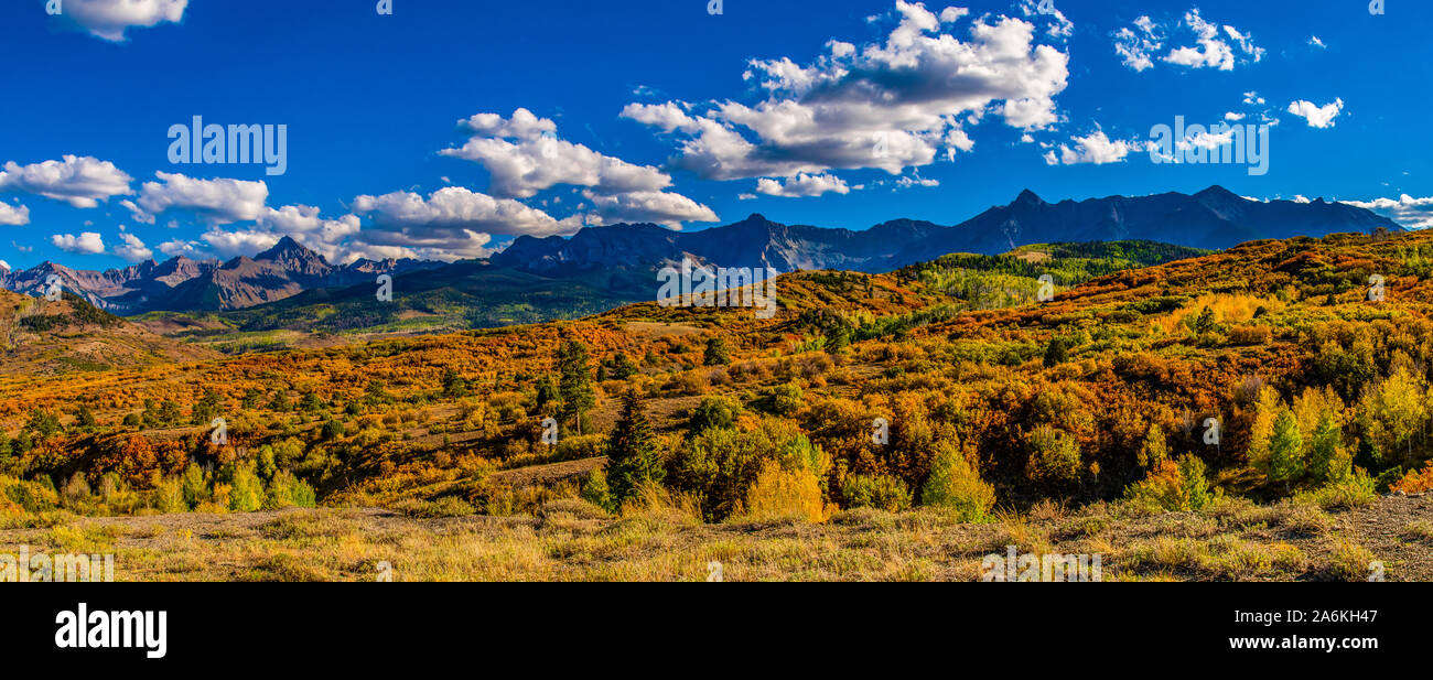 Die schöne Dallas Panorama im Herbst Teilen Stockfoto