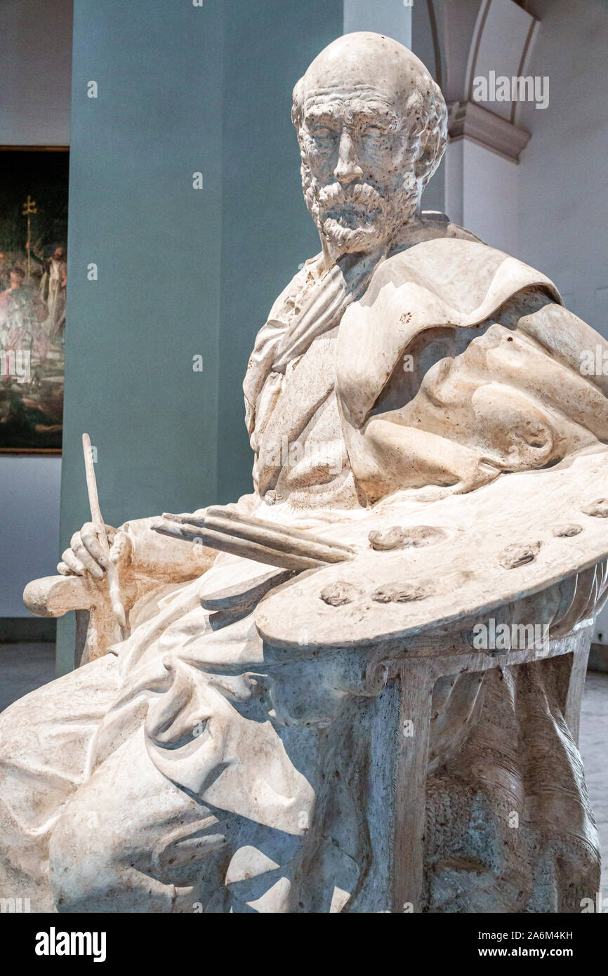 Valencia Spanien Hispanic,Trinitat,Museu de Belles Arts,Museo de Bellas Artes,Museum der schönen Künste,innen,Atrium,Galerie,Skulptur,Hispanic,ES190829021 Stockfoto