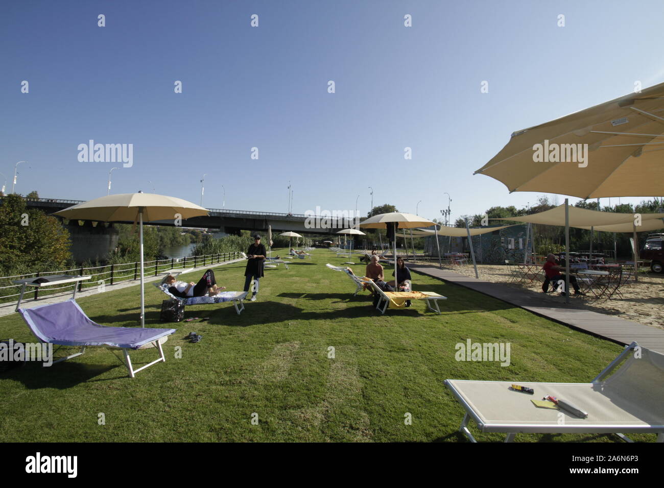 TEVERE TAG - ROMA - TIBERIS - 28/10/2019 Stockfoto