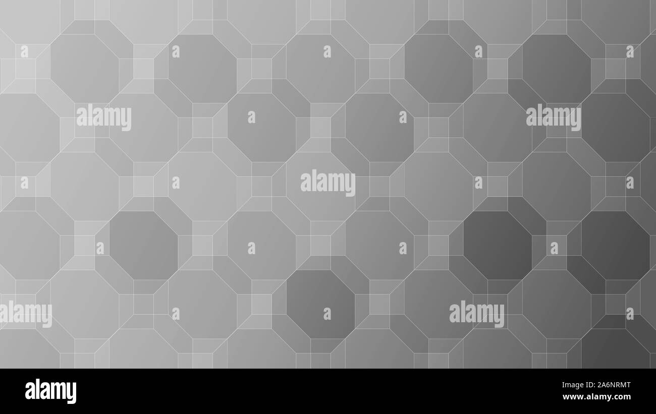 Grau abstraktes Muster von geometrischen Formen Hintergrund. Buntes Mosaik Farbverlauf im Hintergrund. Stockfoto