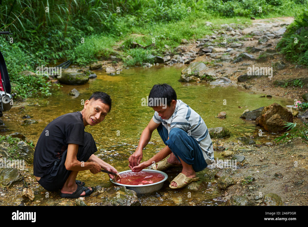 Menschen in Vietnam Stockfoto