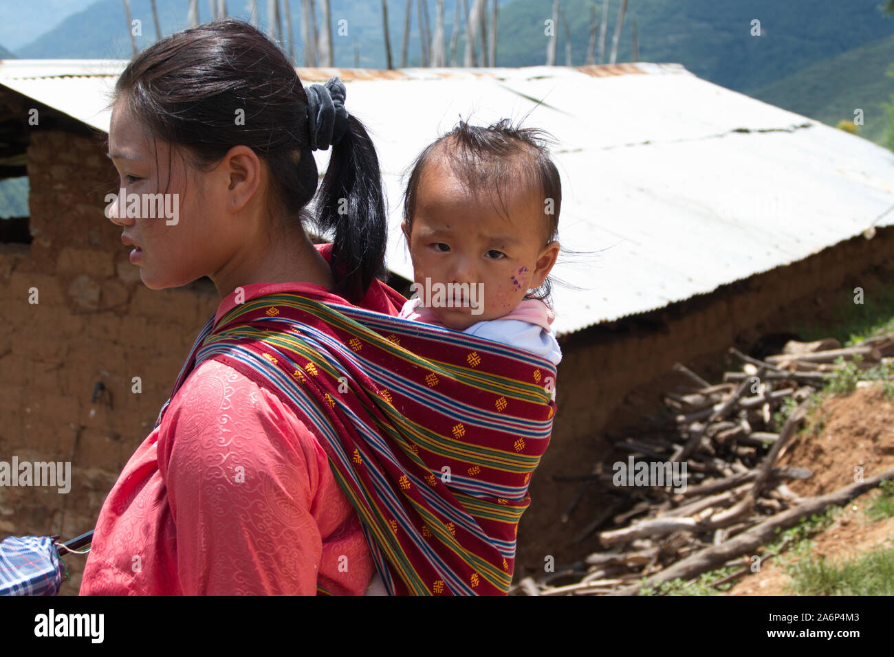 Himalaya buddhistische Königreich Bhutan Stockfoto Himalaya buddhistische Königreich Bhutan Stockfoto