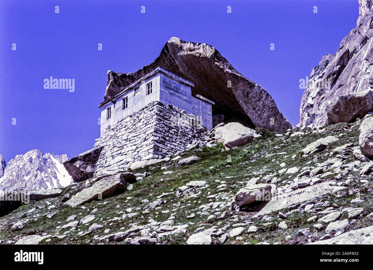 Ancien refuge du Couv Stockfoto