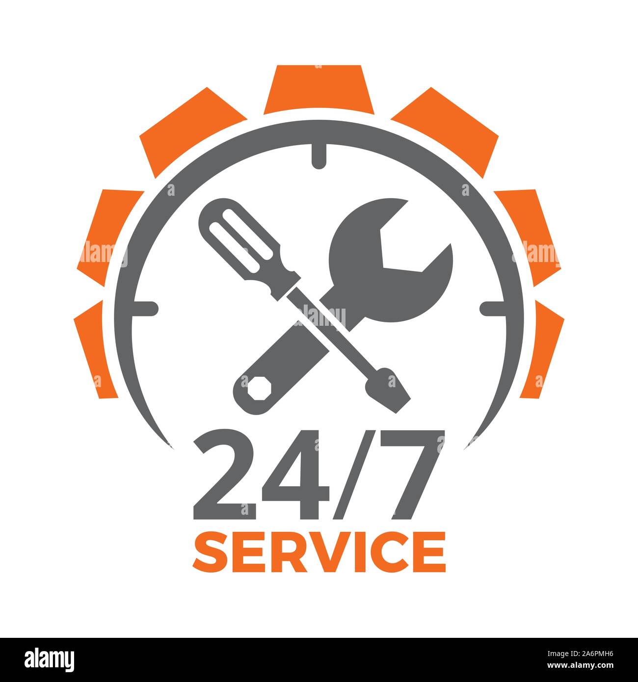 Auto Service Logo Stock Vektor