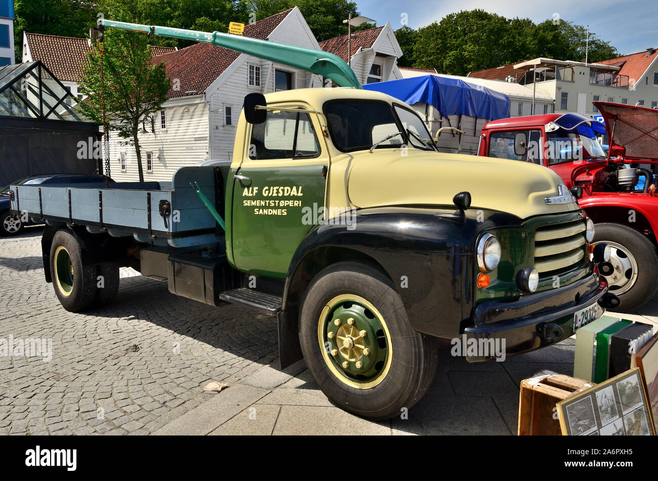 Bedford Lkw in Stavanger Stockfoto