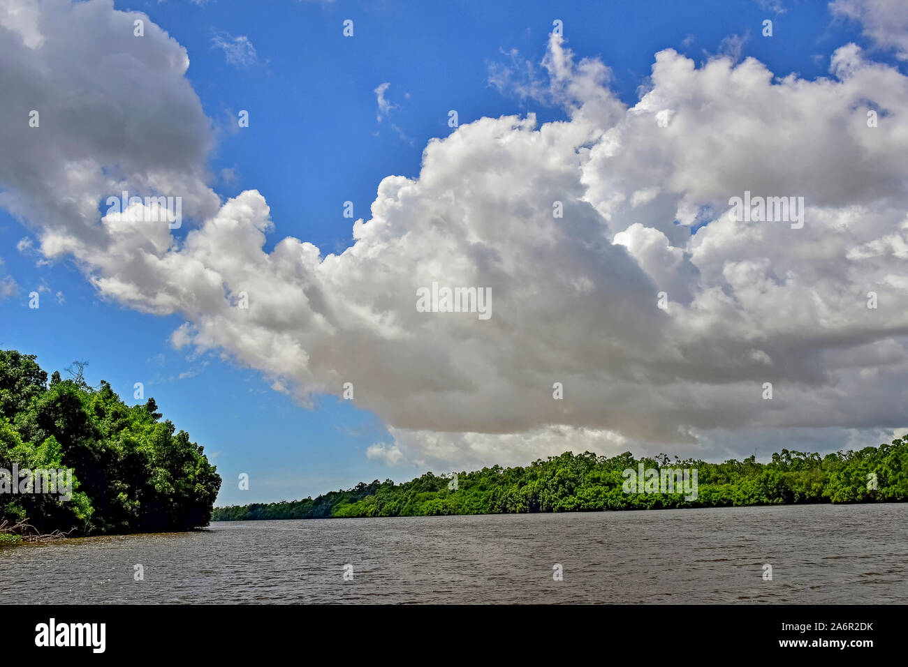 Südamerika, Brasilien, Lençóis Maranhenses - Fluss Preguicas Stockfoto
