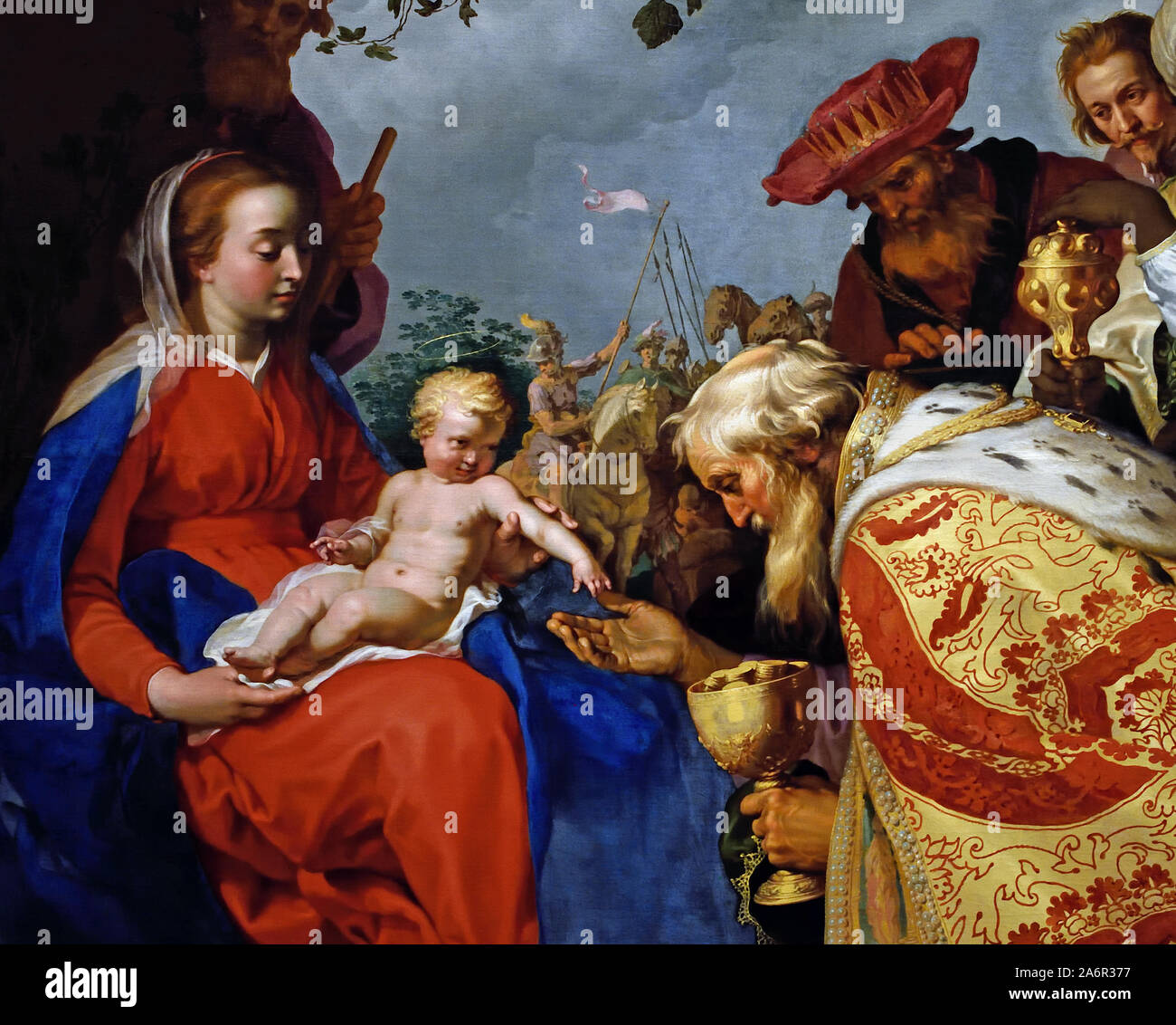 Old testament god painting abraham Fotos und Bildmaterial in hoher