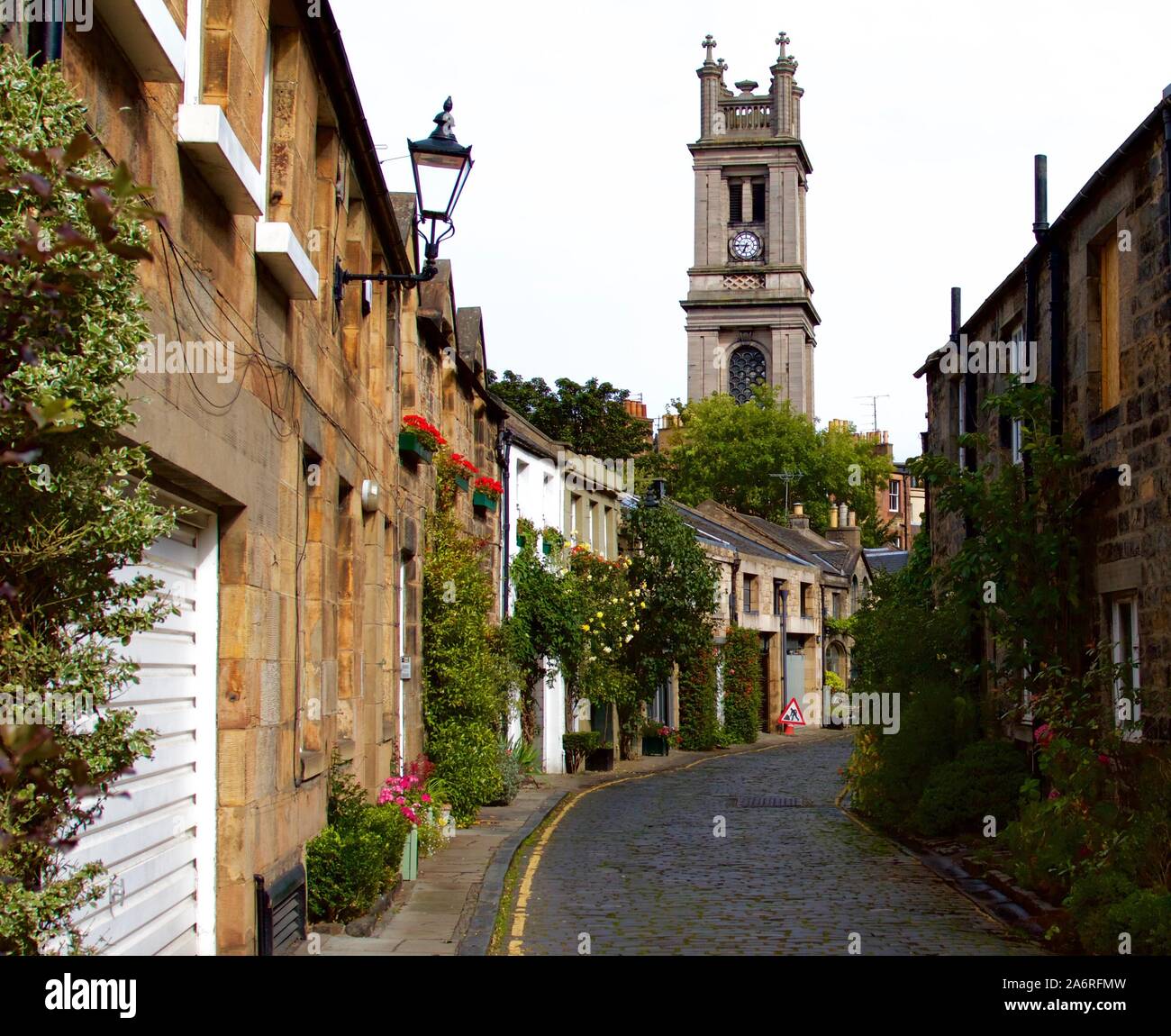 Zirkus Lane, Edinburgh, Schottland Stockfoto