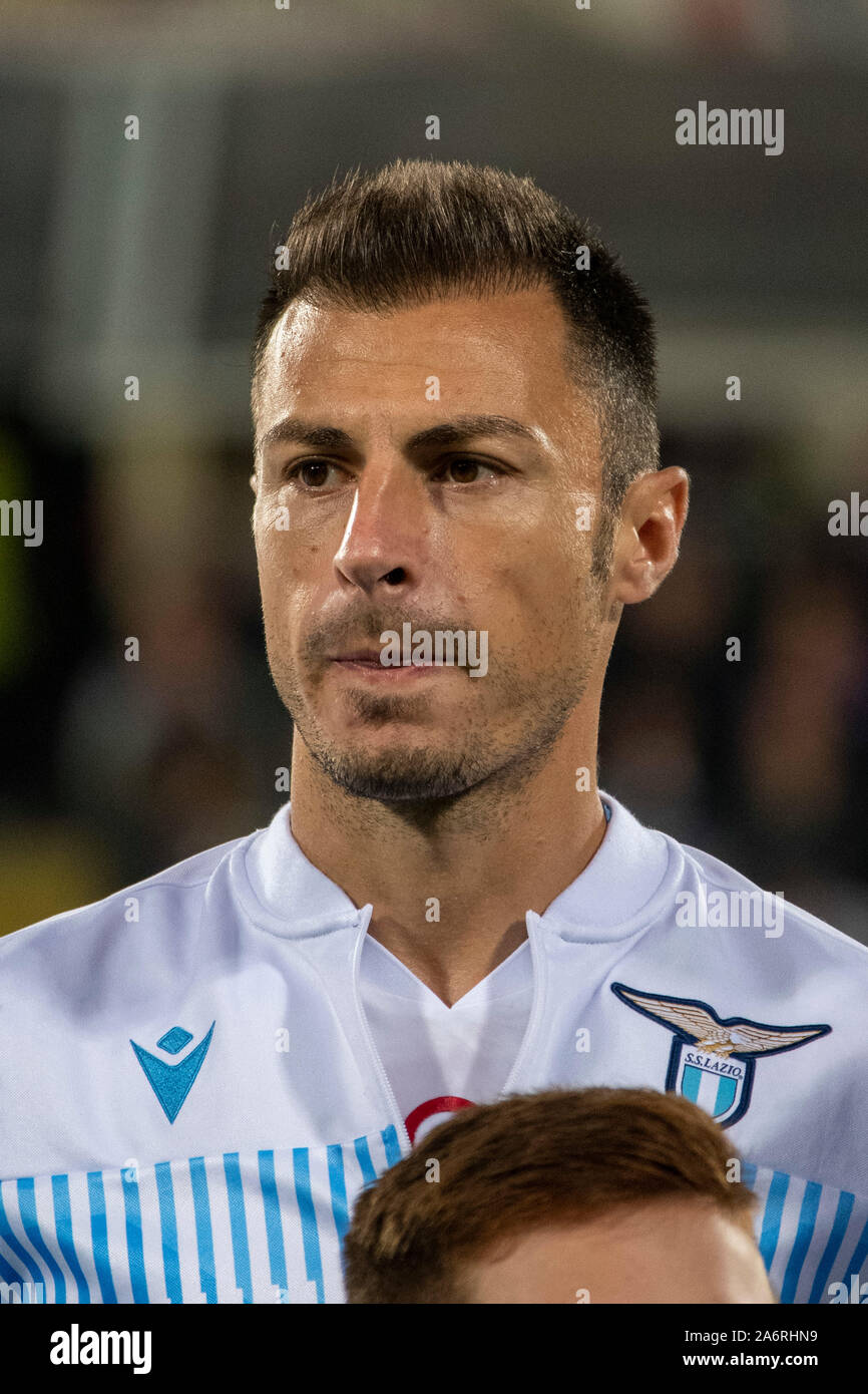 Stefan Daniel Radu (Latium) während Erie der Italienischen eine "Übereinstimmung zwischen Fiorentina 1-2 Lazio im Stadion Artemio Franchi am 27. Oktober 2019 in Florenz, Italien. Credit: Maurizio Borsari/LBA/Alamy leben Nachrichten Stockfoto