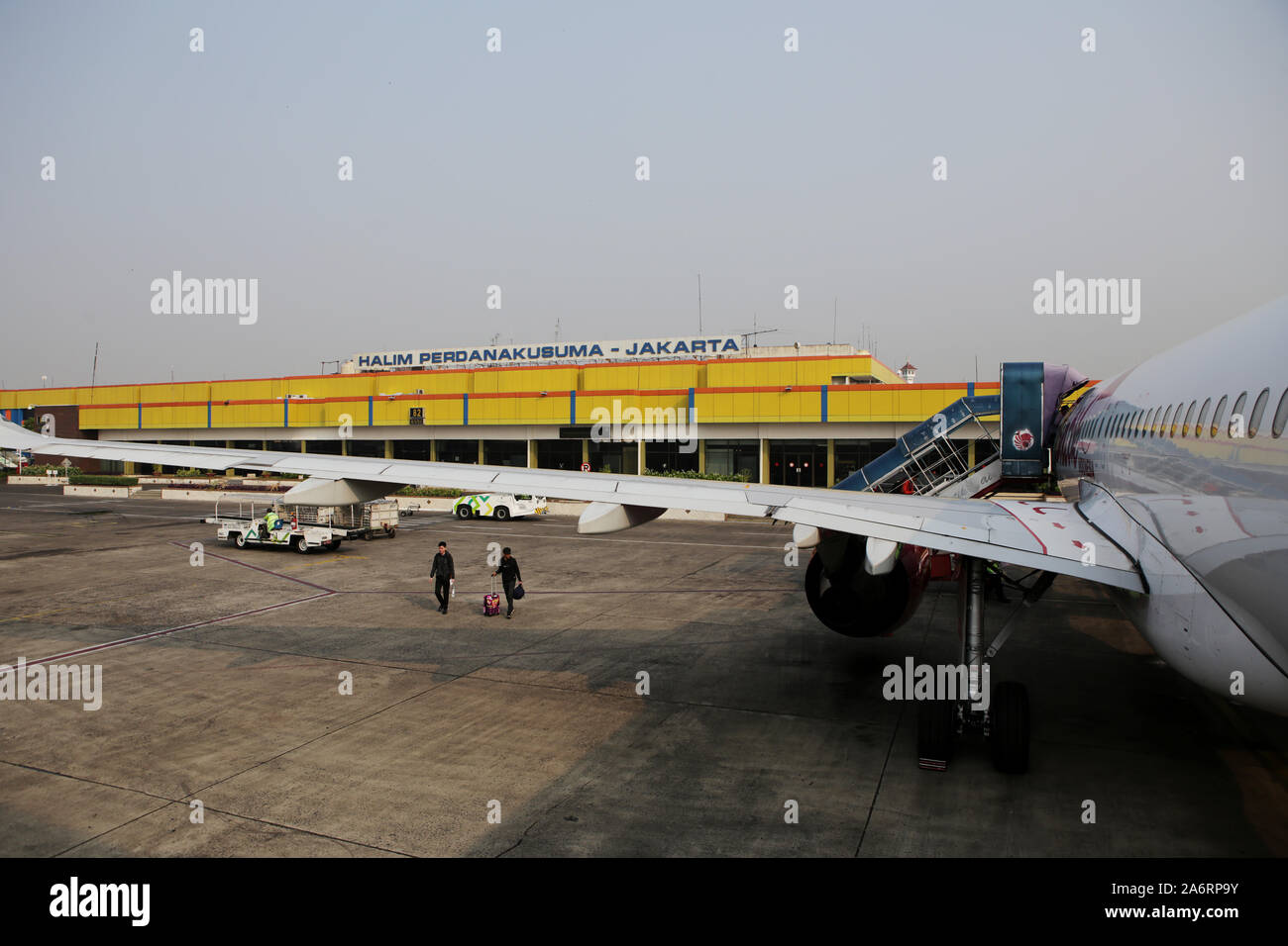 Halim Perdanakusuma Flughafen Jakarta Stockfoto