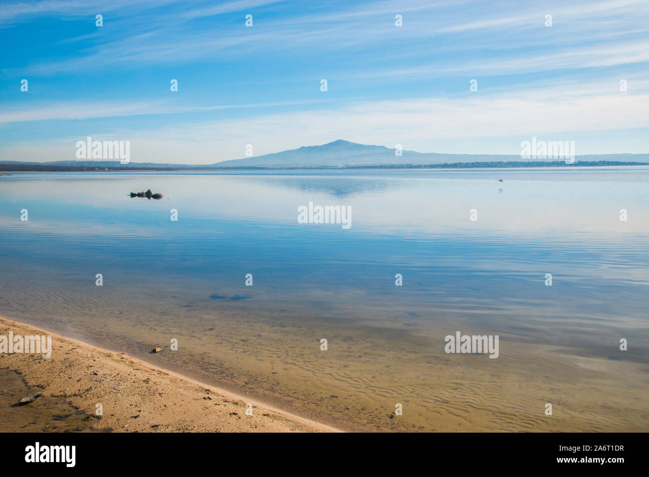 Santillana Behälter. Manzanares El Real, Provinz Madrid, Spanien. Stockfoto