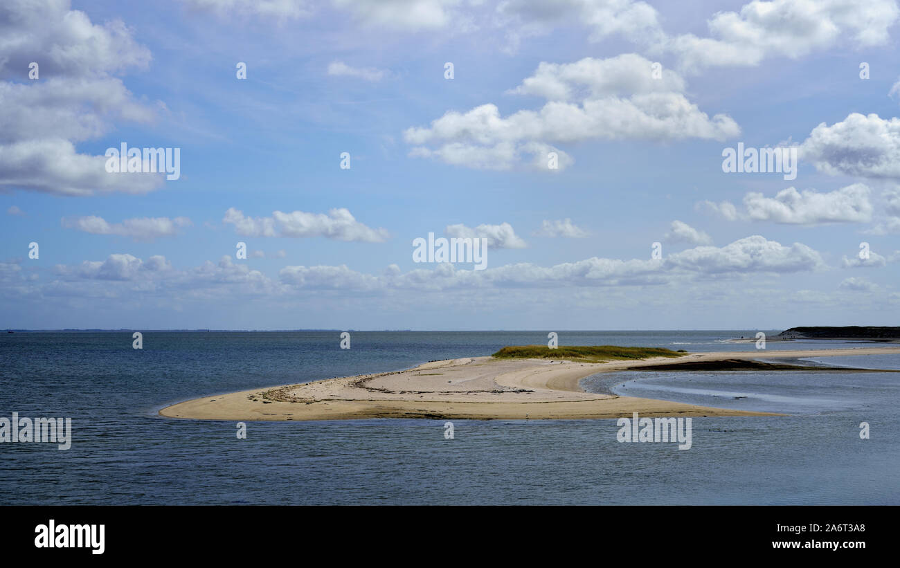 Nordsee in der Nordsee vor der Küste der Insel Sylt, Nationalpark Wattenmeer in Schleswig-Holstein. Stockfoto